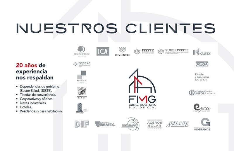 Diseño Editorial de Portafolio para la empresa FMG Constructora