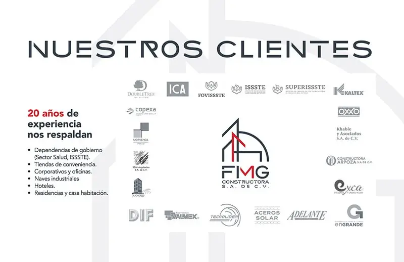 Diseño Editorial de Portafolio para la empresa FMG Constructora