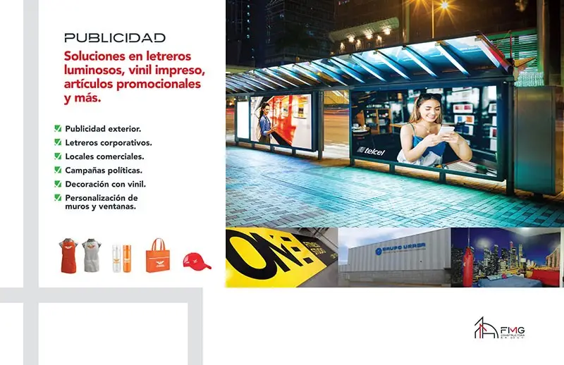 Diseño Editorial de Portafolio para la empresa FMG Constructora