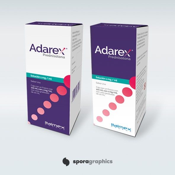 Diseño de empaque para Adarex
