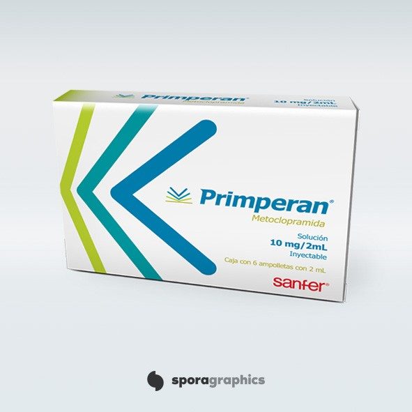 Diseño de empaque para Primperan Diseño de empaque para Primperan