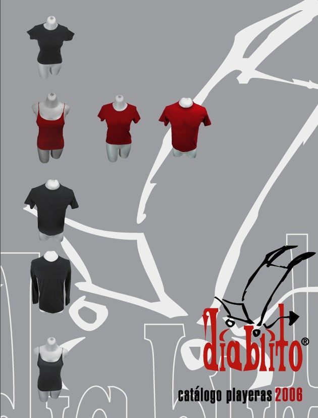Diseño Editorial de Catálogo de Playeras Diablito